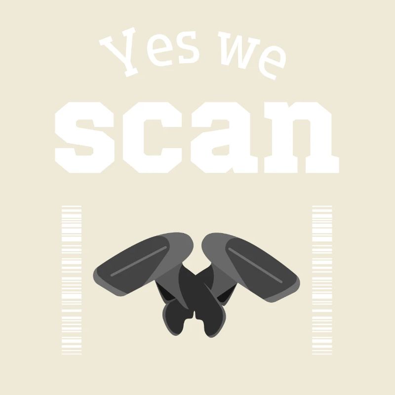 Yes we scan, Scanner, Barcode