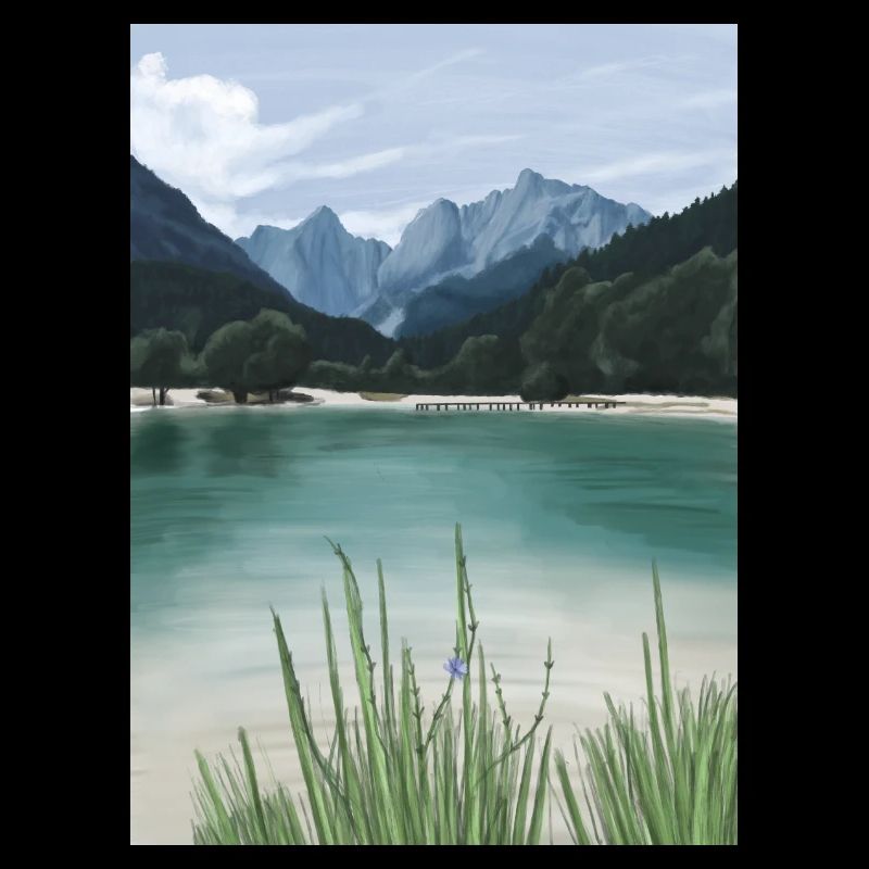 Lake and Woods