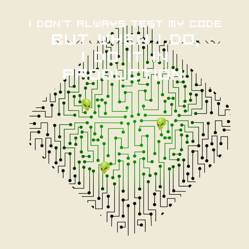 test code nerd joke spruch pc programmierer geek i