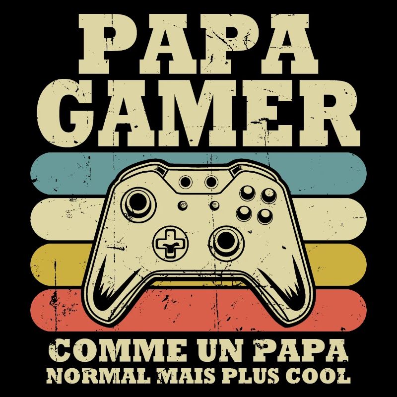 Papa gamer comme un papa normal