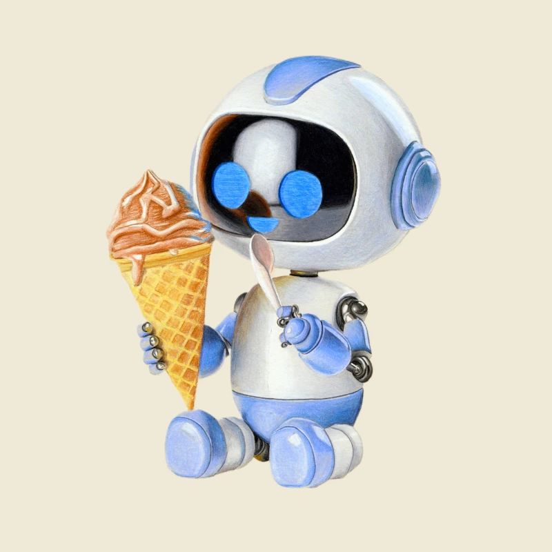 Crème glacée robot