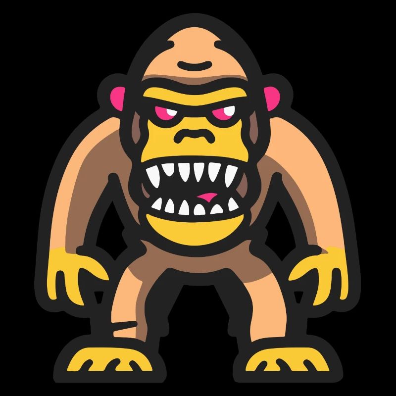 Gorilla Halloween Comic Zombie