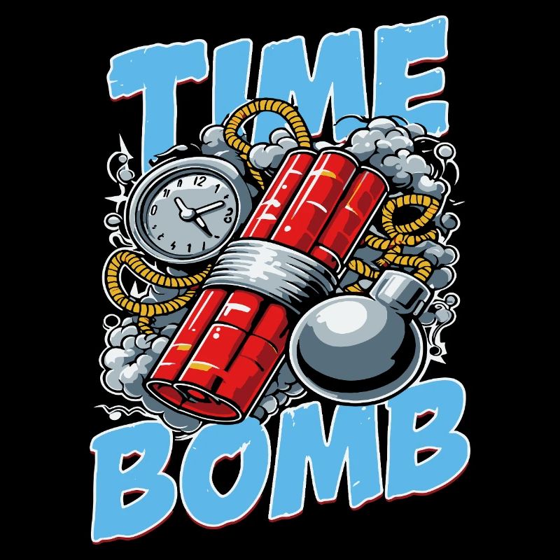 Time Bomb – Explosive Streetwear Design