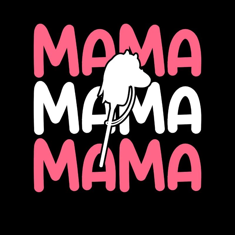 Steckenpferd Mama Mutter Hobby Horsing