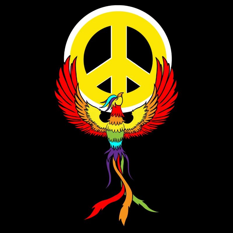 Phönix Peace Peacesymbol Frieden Phönixe Friede