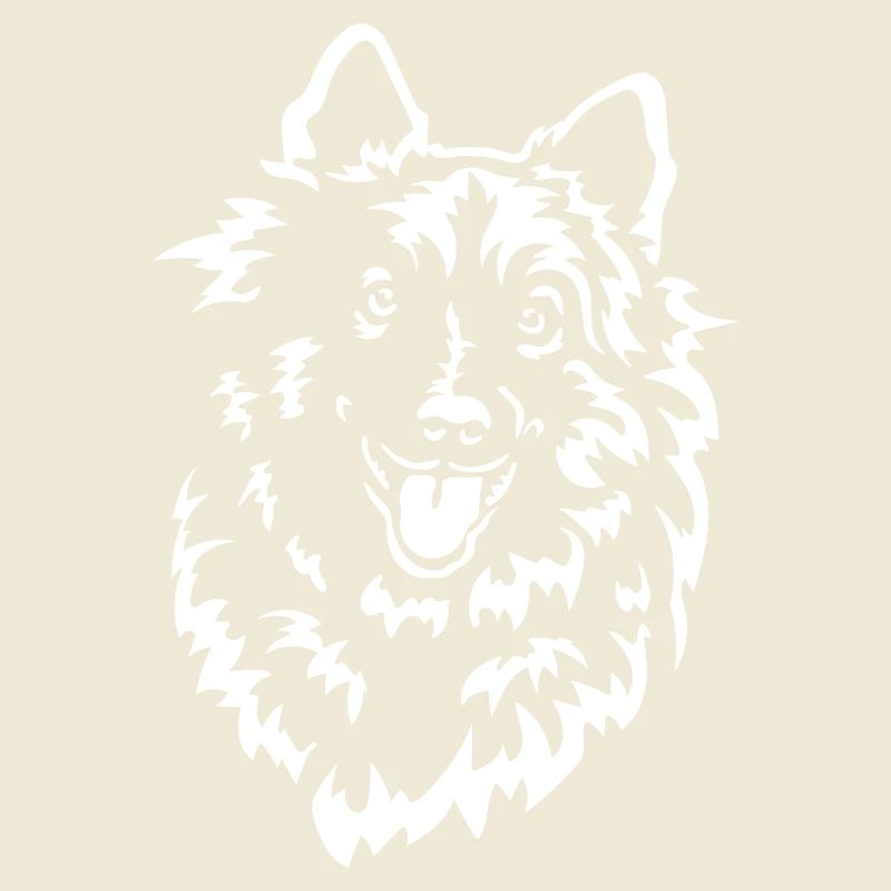 Wolfsspitz Head "Black Edition"