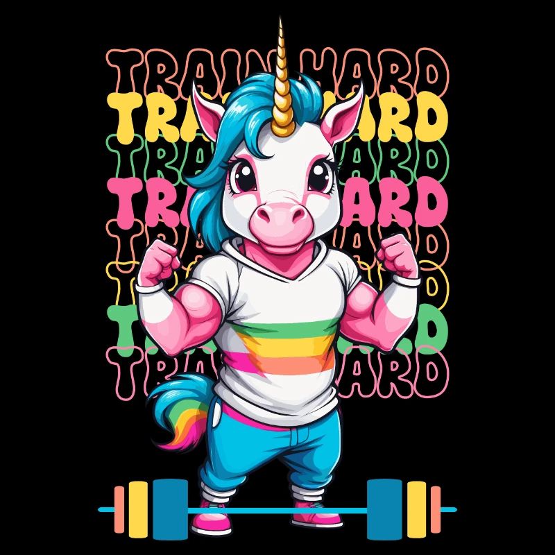 Licorne bodybuilder