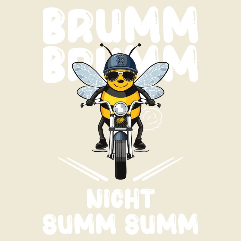 Abeille Moto Buzz Buzz Pas Buzz Buzz Blanc