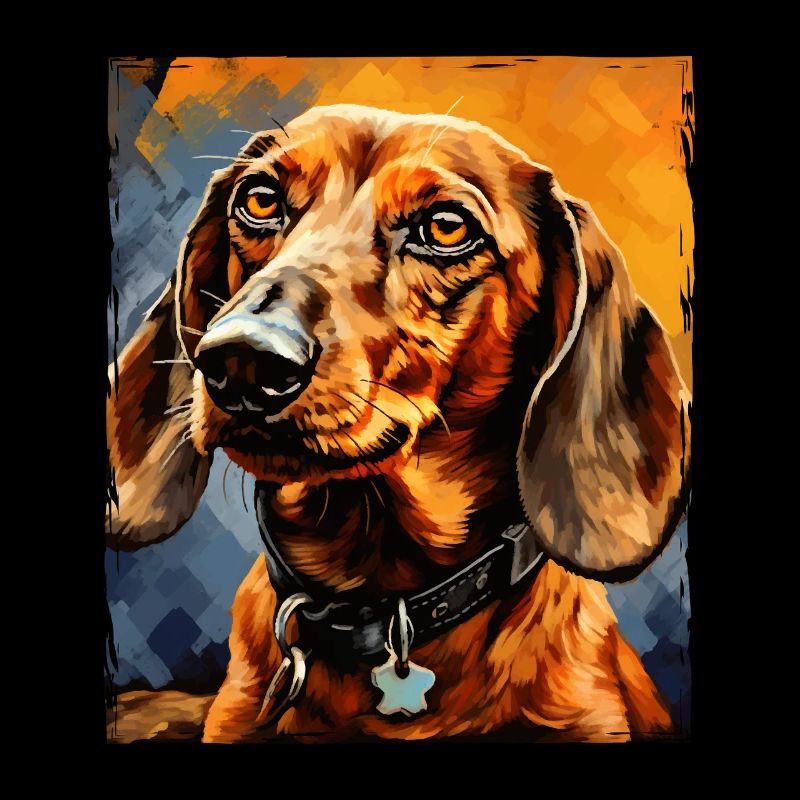 Teckel Chien Portrait Teckel