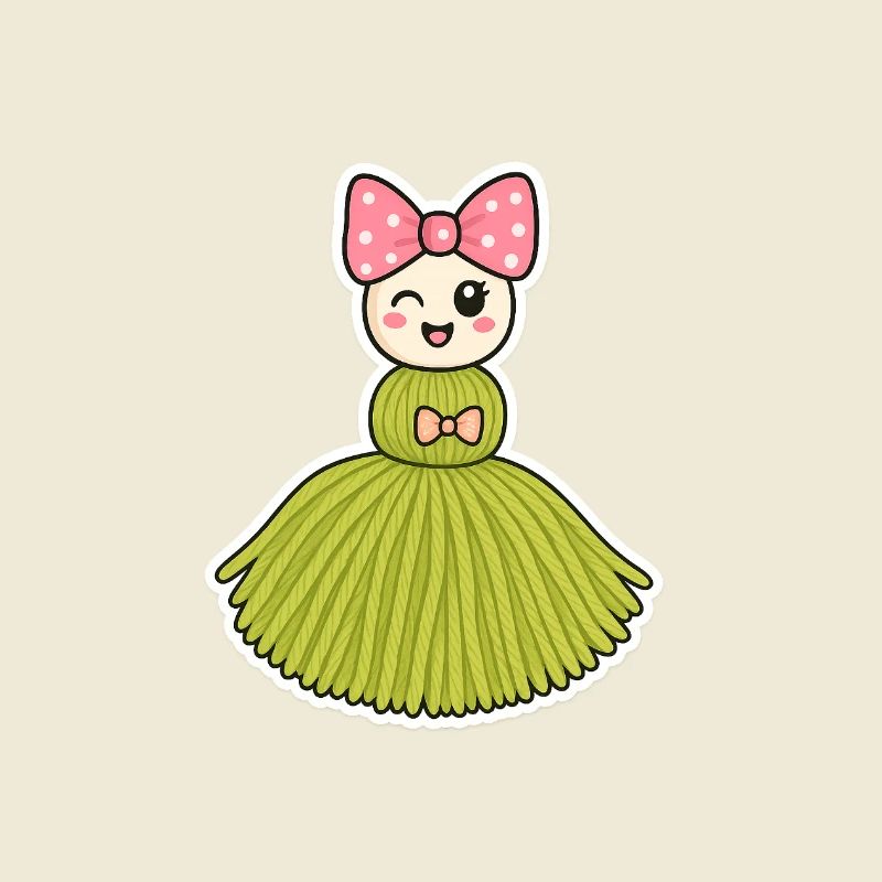 Poupée pompon Stella