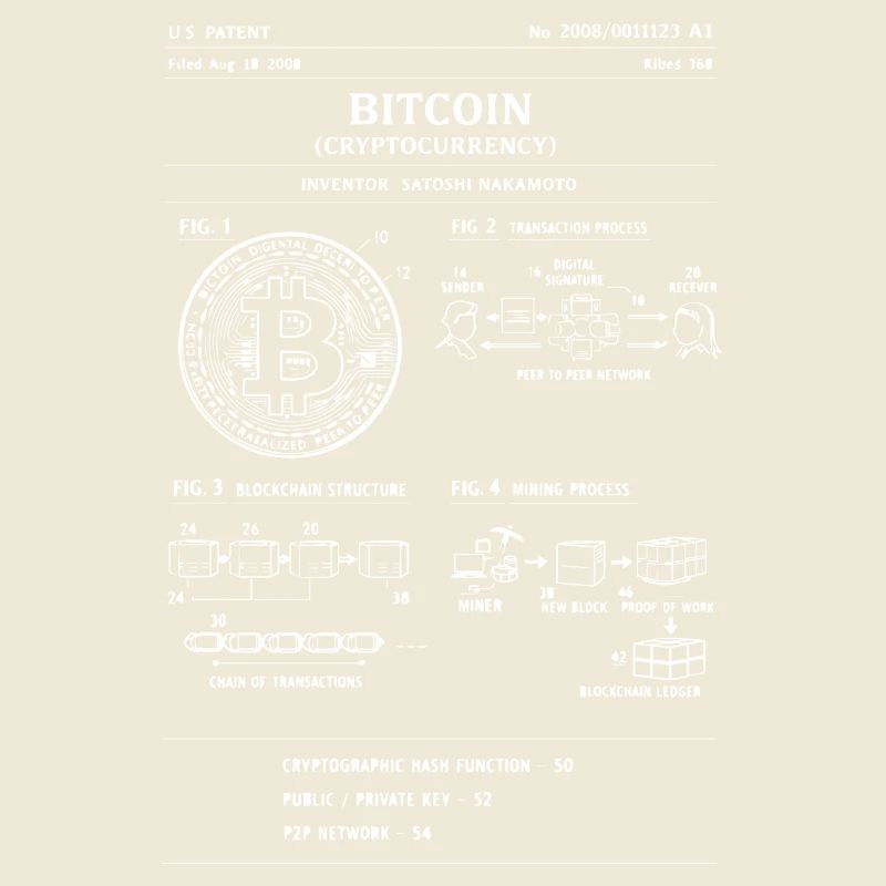 Bitcoin-Schema: Krypto-Flussdiagramm