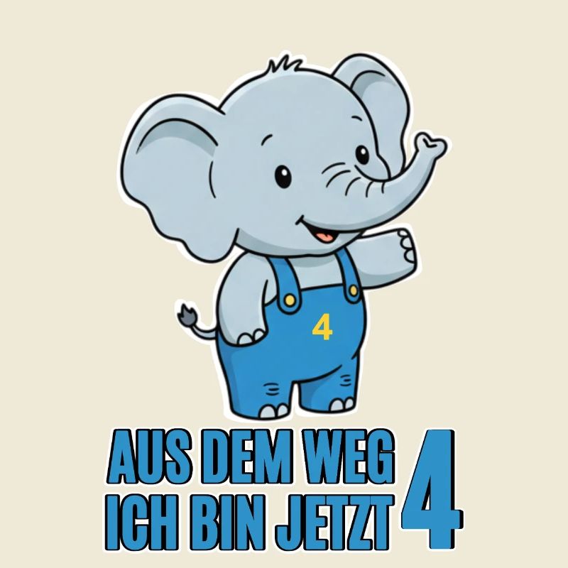 Éléphant du 4e anniversaire