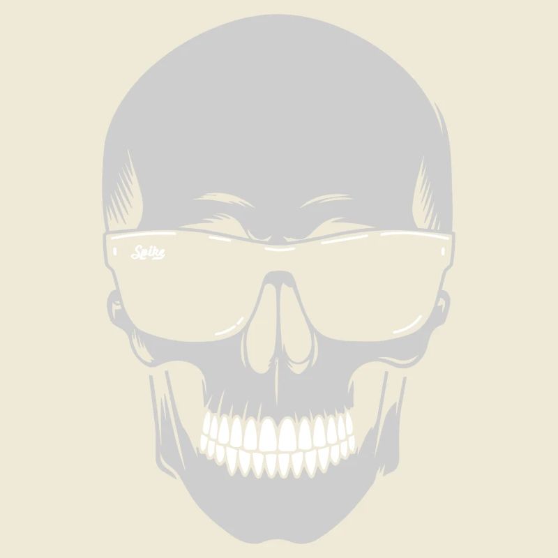 Lunettes de soleil Squelette Noir