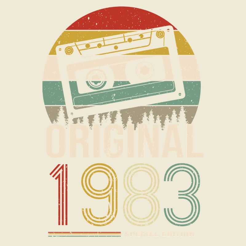 1983 anniversaire 1983 né en 1983 anniversaire