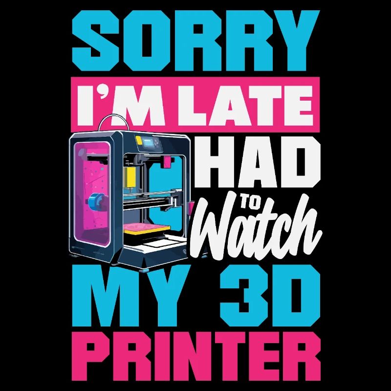 I'm late, had to watch my 3D printer