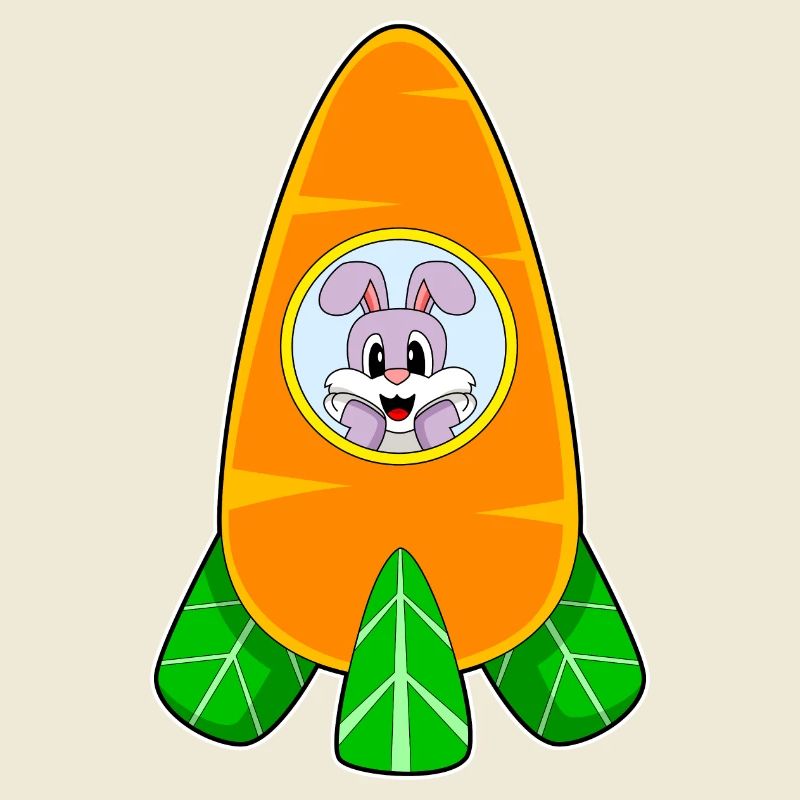 Rabbit Spaceship Space