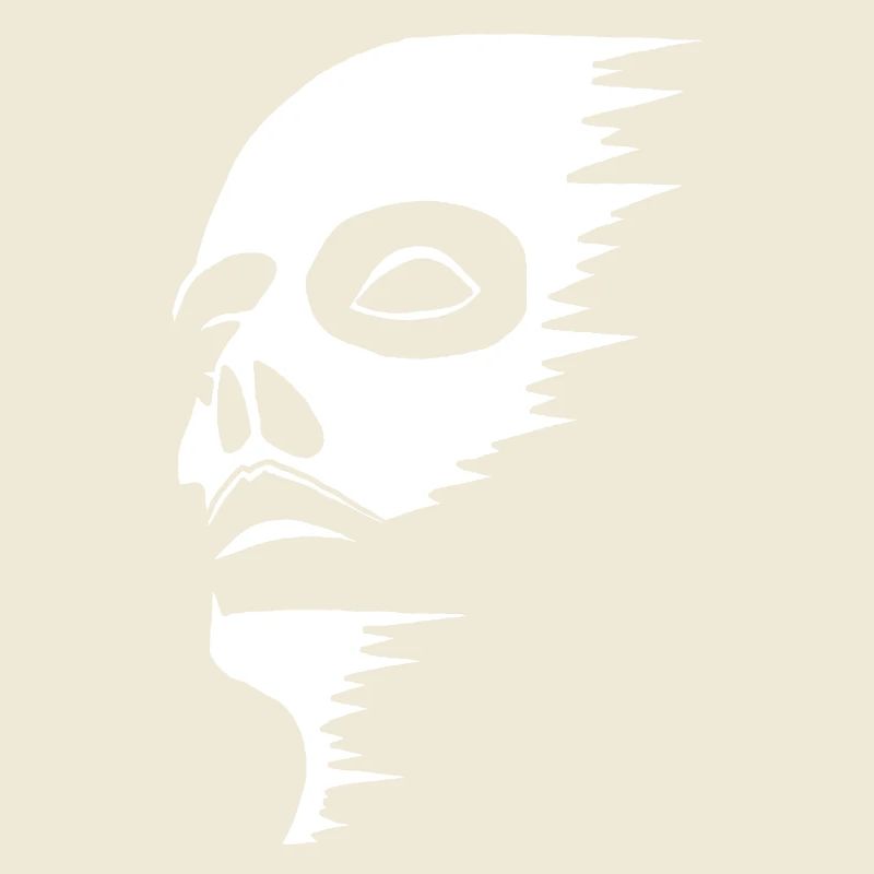 Ghostly face