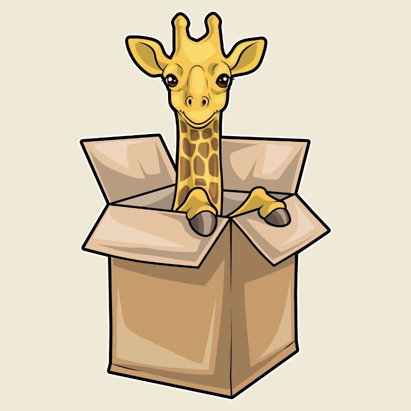 Giraffe Karton