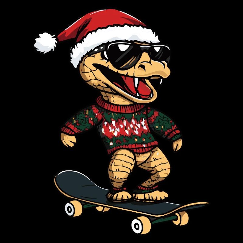 Serpent Cobra Noël Drôle