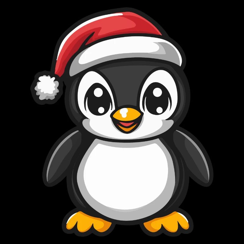 Pingouin Noël Mignon