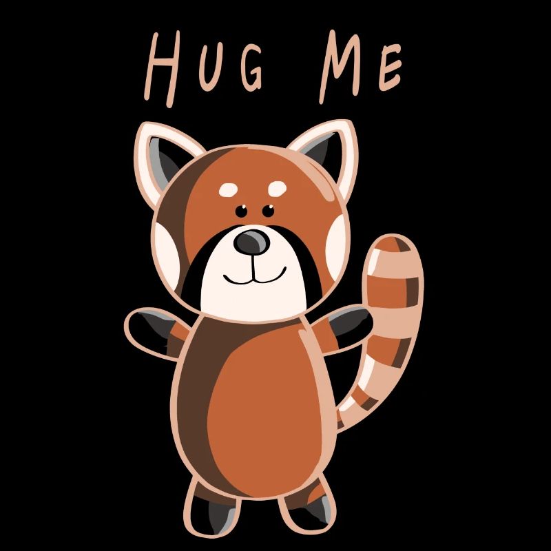 Hug Me Roter Panda - Pandas - Tier - Tiere