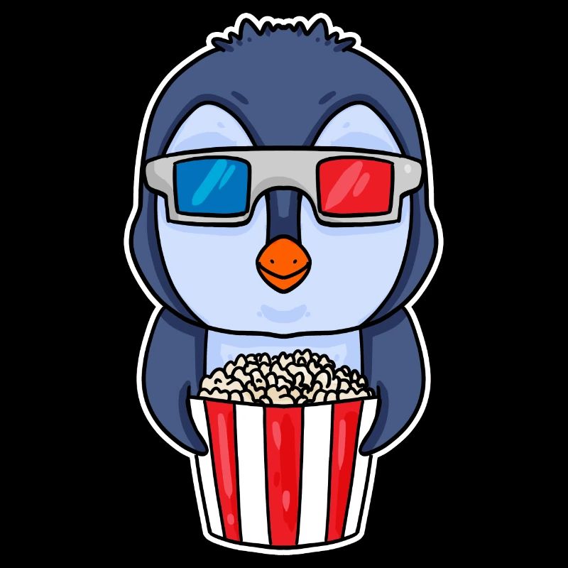 Popcorn Kino Pinguin