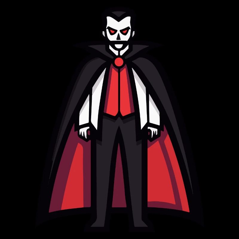 Vampir Halloween Comic