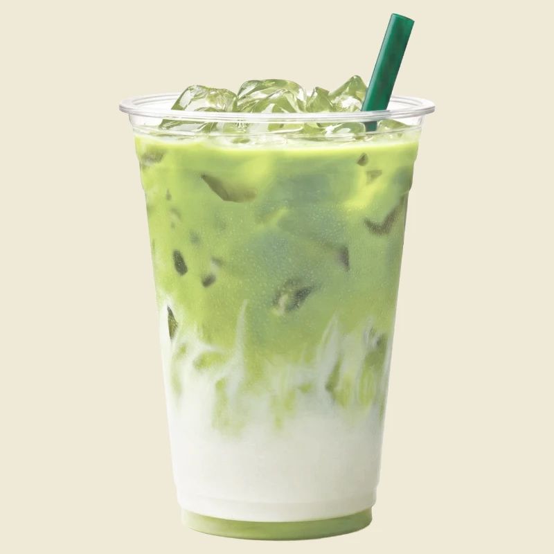 Cool Green Matcha Milk Latte