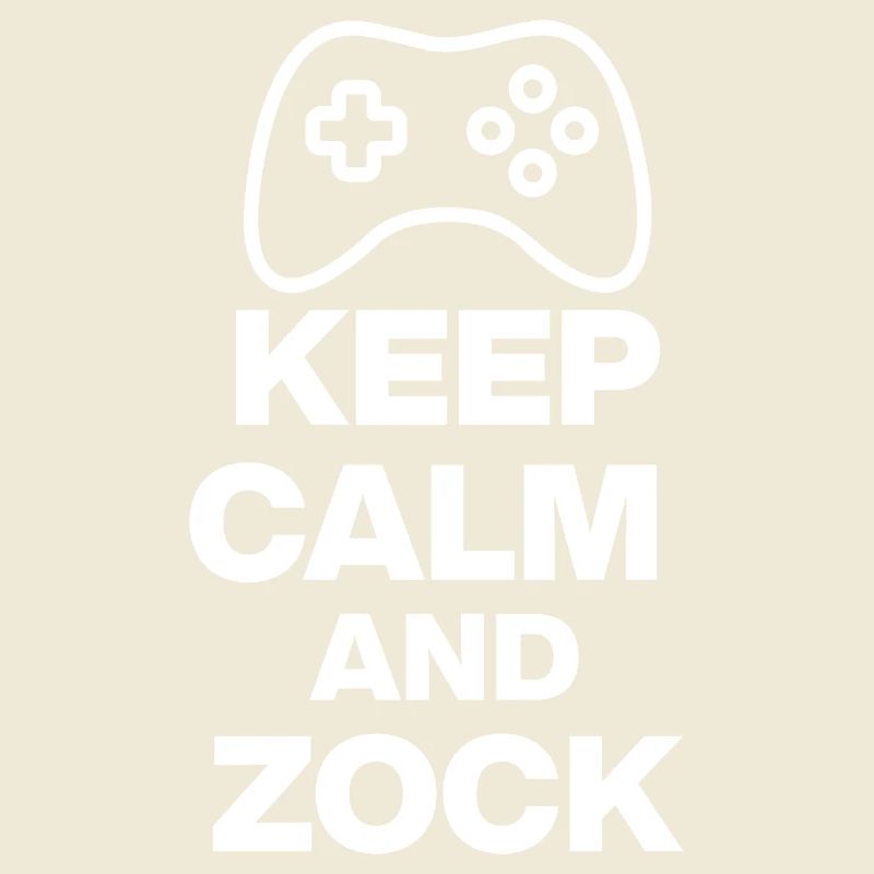 RESTEZ CALME ET JOUEZ ! CONSOLE GAMING GAMING PC blanc