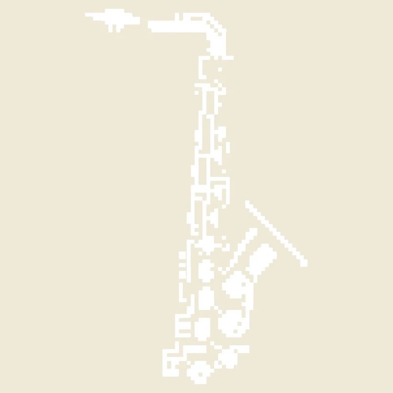Saxophone Pixel Art