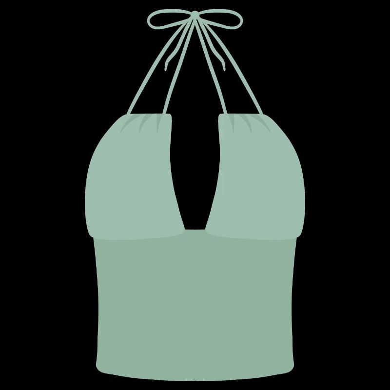 Haut bikini Mint Halter