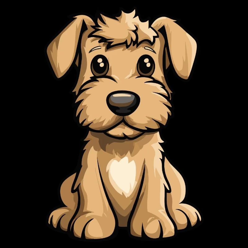 Airedale Terrier Chien Comique Bébé