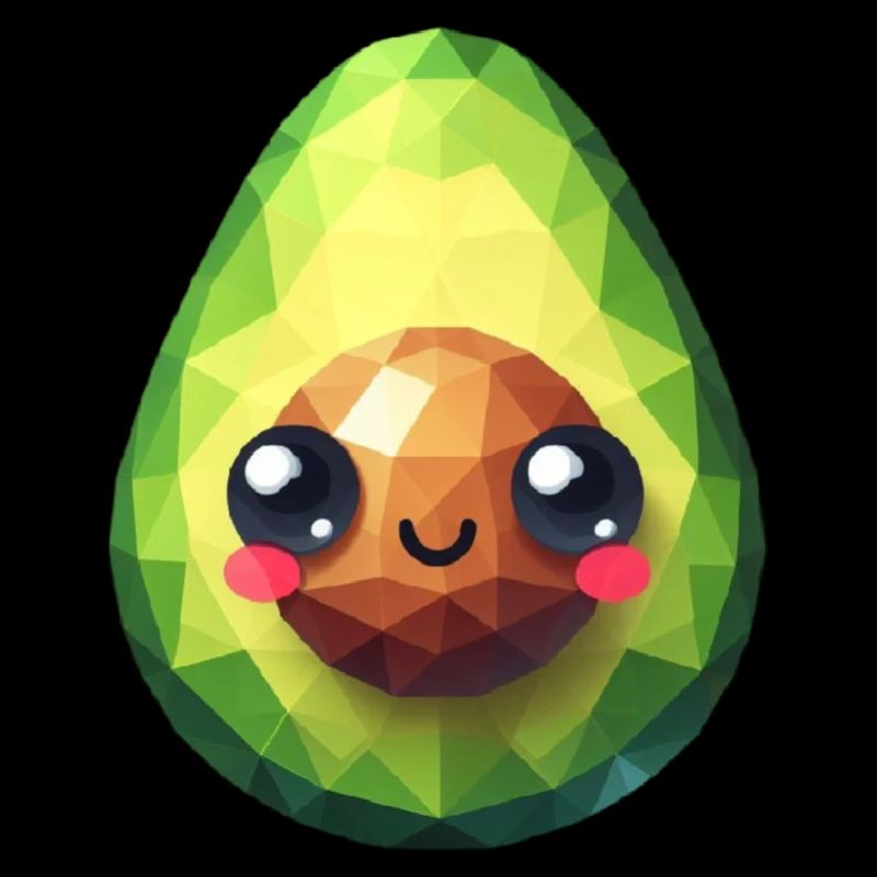 Sweet Avocado Polygon