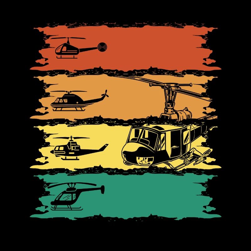 Pilote aux commandes Hélicoptère Aviateur Hélicoptère