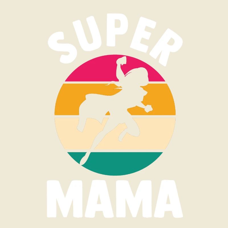 Mutter Superheldin Mama