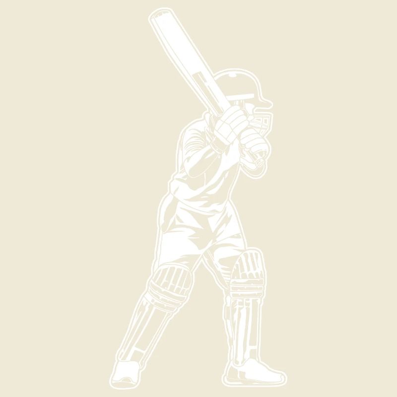 Cricket Batter Sketch