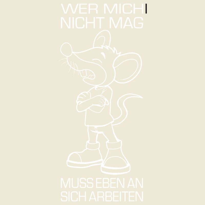 Mouse with work ethic funny saying