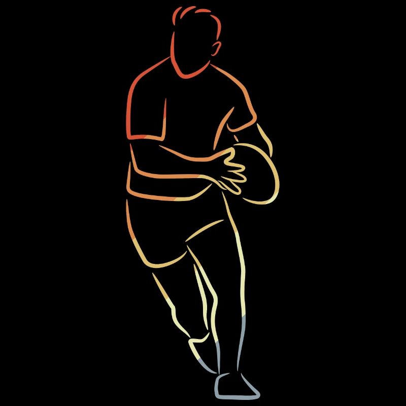 Rugby Player Sketch