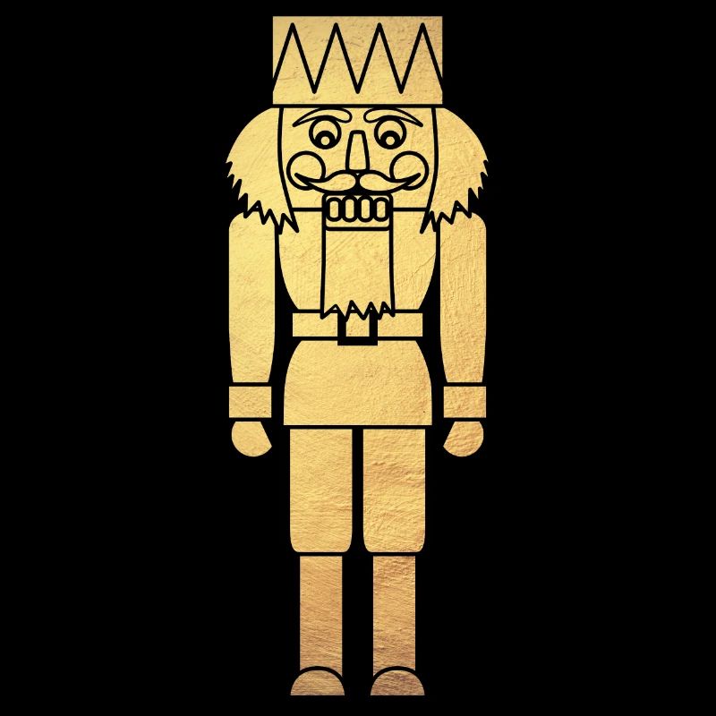 Nutcracker Gold Christmas Deluxe Tradition Xmas