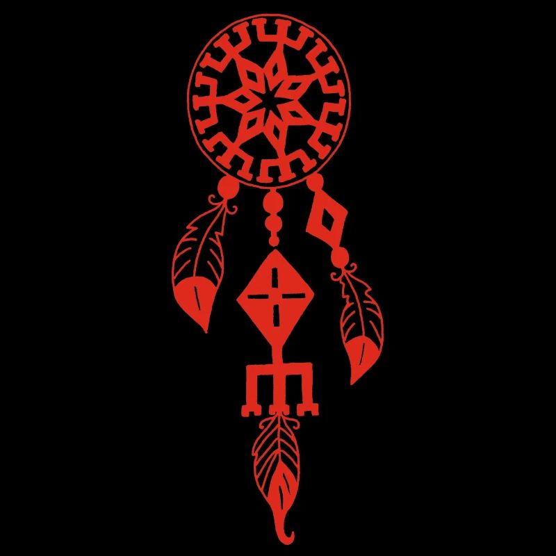 Roter Traumfänger