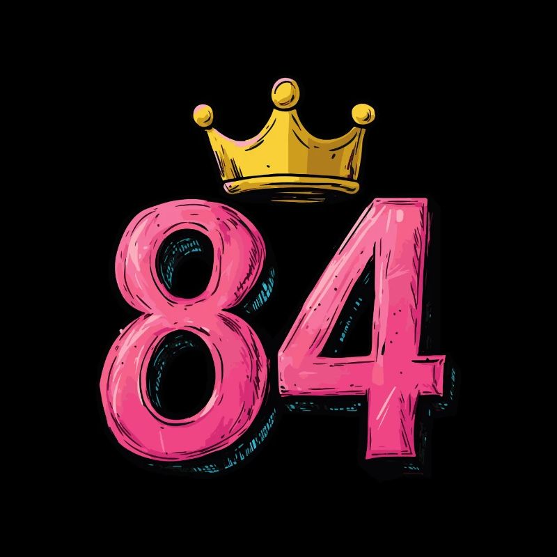 84 Numéro Jersey Couronne