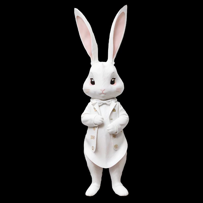 Cute bunny white 5
