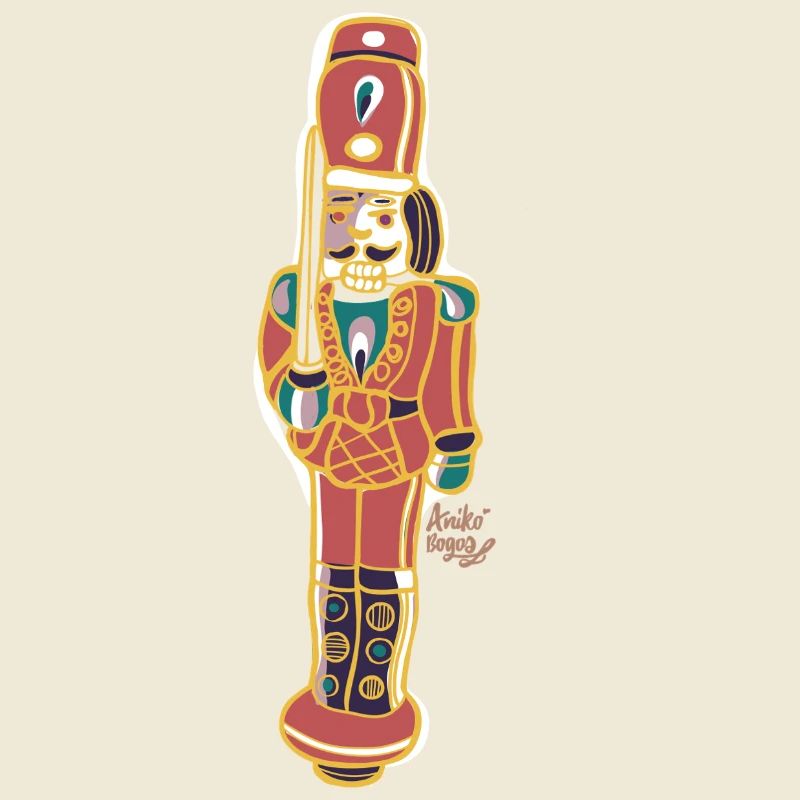 Colorful Nutcracker Deco Design