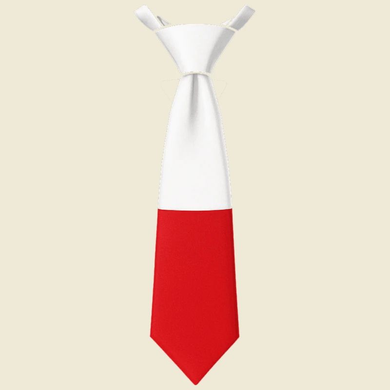 Cravate Pologne – Conception du drapeau