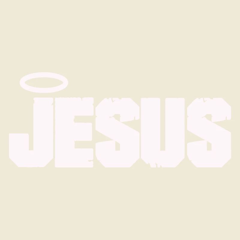 Lettres de Jésus avec auréole
