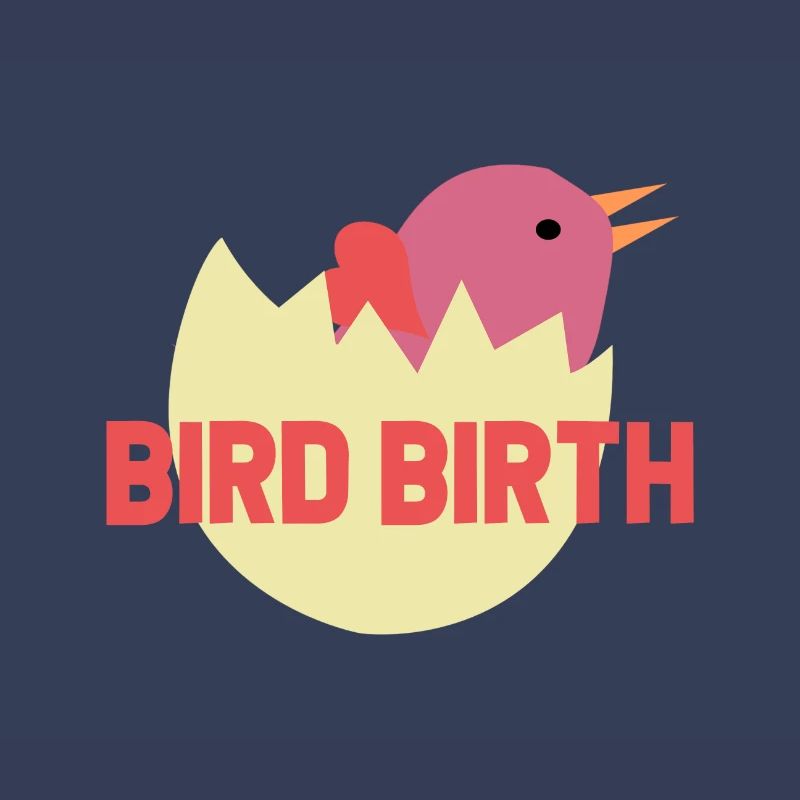 Birth on egg - birth from the egg