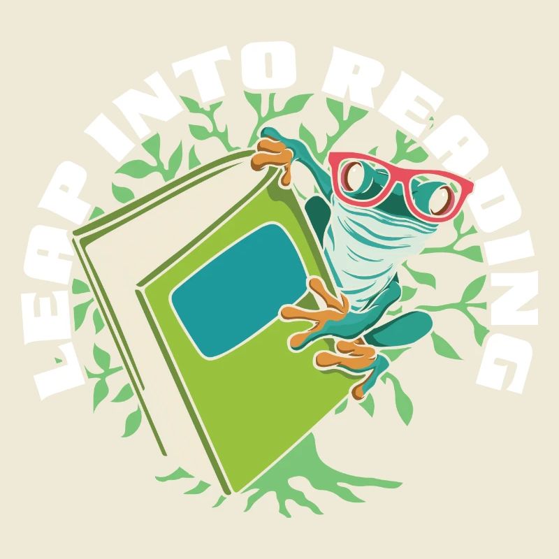 Leap Into Reading Frog Bookworm Love To Read Book