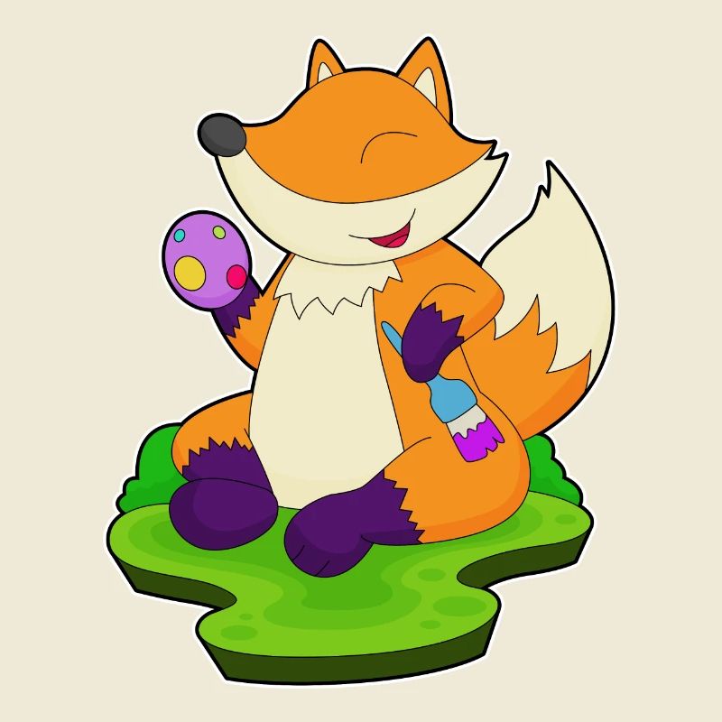 Fox Easter Easter Egg