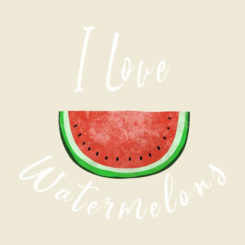 J'aime Pastèques - Watermelon - Fruit