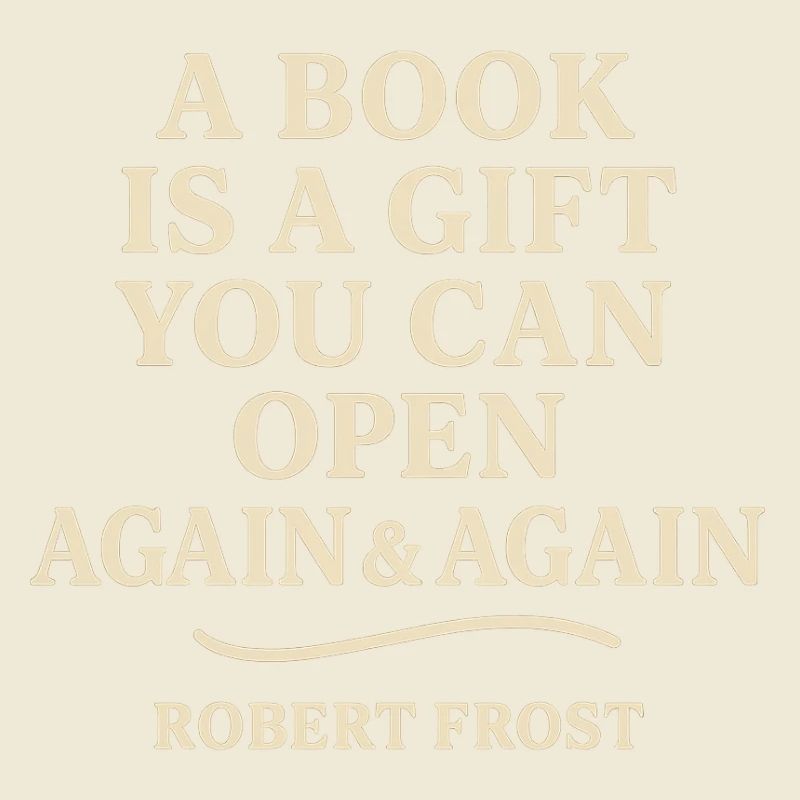 A book, a gift to open again